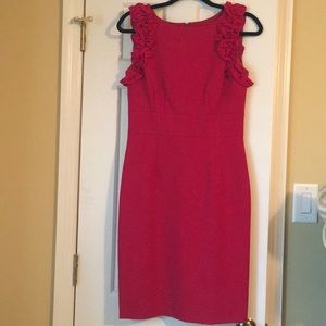Red evening dress (like new)